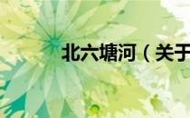 北六塘河（关于北六塘河简介）