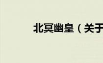 北冥幽皇（关于北冥幽皇简介）
