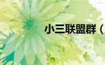 小三联盟群（反小三联盟）