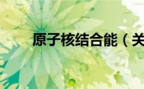原子核结合能（关于原子核结合能）