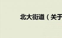 北大街道（关于北大街道简介）