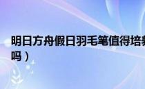 明日方舟假日羽毛笔值得培养吗（明日方舟羽毛笔值得培养吗）