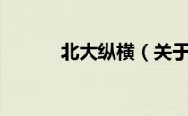 北大纵横（关于北大纵横简介）
