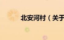 北安河村（关于北安河村简介）