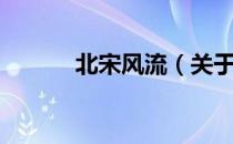 北宋风流（关于北宋风流简介）