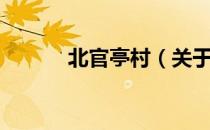 北官亭村（关于北官亭村简介）
