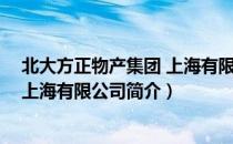 北大方正物产集团 上海有限公司（关于北大方正物产集团 上海有限公司简介）