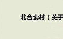 北合索村（关于北合索村简介）