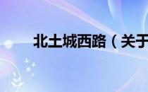 北土城西路（关于北土城西路简介）