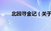 北园寻金记（关于北园寻金记简介）