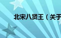 北宋八贤王（关于北宋八贤王简介）