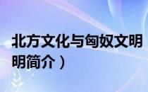 北方文化与匈奴文明（关于北方文化与匈奴文明简介）