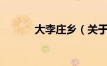 大李庄乡（关于大李庄乡简介）