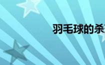 羽毛球的杀球技术讲解