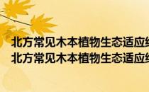 北方常见木本植物生态适应结构及输导组织系统演化（关于北方常见木本植物生态适应结构及输导组织系统演化简介）