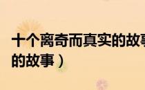 十个离奇而真实的故事（关于十个离奇而真实的故事）