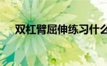 双杠臂屈伸练习什么是双杠臂屈伸练习 