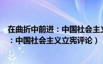 在曲折中前进：中国社会主义立宪评论（关于在曲折中前进：中国社会主义立宪评论）