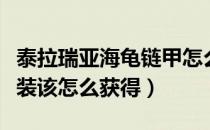 泰拉瑞亚海龟链甲怎么获得（泰拉瑞亚海龟套装该怎么获得）