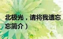 北极光，请将我遗忘（关于北极光，请将我遗忘简介）