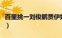 百里挑一刘俊鹏贾伊始（谁能百里挑一贾伊始）