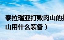 泰拉瑞亚打败肉山的推荐装备（泰拉瑞亚打肉山用什么装备）