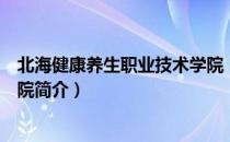 北海健康养生职业技术学院（关于北海健康养生职业技术学院简介）