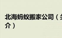 北海蚂蚁搬家公司（关于北海蚂蚁搬家公司简介）