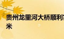 贵州龙里河大桥顺利实现合龙 大桥全长1260米