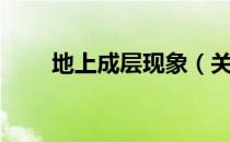 地上成层现象（关于地上成层现象）