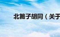 北篦子胡同（关于北篦子胡同简介）