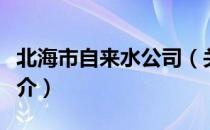 北海市自来水公司（关于北海市自来水公司简介）
