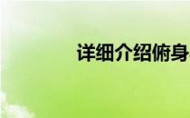详细介绍俯身鸟的标准动作