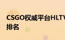 CSGO权威平台HLTV公布了最新的世界战队排名