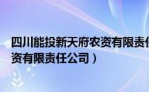 四川能投新天府农资有限责任公司（关于四川能投新天府农资有限责任公司）