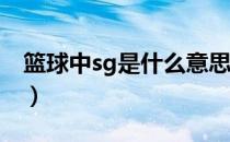 篮球中sg是什么意思（篮球中SG是什么意思）