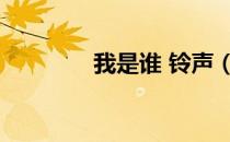 我是谁 铃声（你是谁铃声）