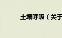 土壤呼吸（关于土壤呼吸简介）