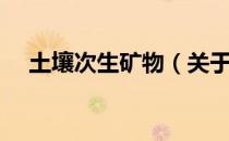 土壤次生矿物（关于土壤次生矿物简介）