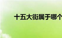 十五大街属于哪个社区（十五大街）