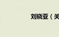 刘晓亚（关于刘晓亚）