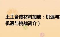 土工合成材料加筋：机遇与挑战（关于土工合成材料加筋：机遇与挑战简介）