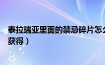 泰拉瑞亚里面的禁忌碎片怎么获得（泰拉瑞亚禁忌碎片怎么获得）