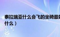 泰拉瑞亚什么会飞的坐骑最好（泰拉瑞亚最快的飞行坐骑是什么）