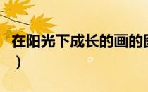 在阳光下成长的画的图片（在阳光下成长的画）