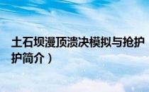 土石坝漫顶溃决模拟与抢护（关于土石坝漫顶溃决模拟与抢护简介）