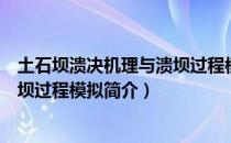 土石坝溃决机理与溃坝过程模拟（关于土石坝溃决机理与溃坝过程模拟简介）