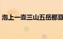 泡上一壶三山五岳那亘（泡上一壶三山五岳）