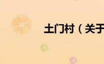土门村（关于土门村简介）