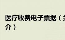 医疗收费电子票据（关于医疗收费电子票据简介）